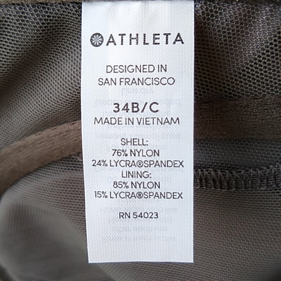 Athleta NWT underwire bra size bikini top floral - Picture 14 of 16